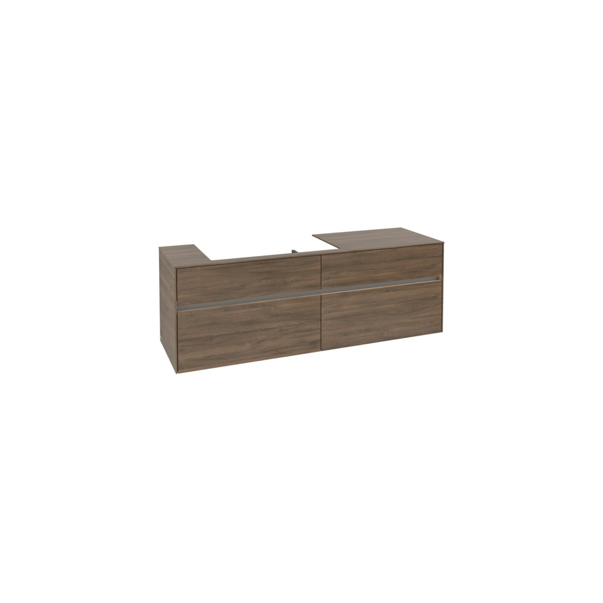 V&B Waschtischunterschrank Collaro 160x54,8x50cm, WT l, LED 12W, Ariz. Oa ; Villeroy & Boch