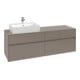 V&B Waschtischunterschrank Collaro 160x54,8x50cm, WT l, LED 12W, gaphite-1