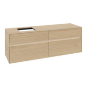V&B Waschtischunterschrank Collaro 160x54,8x50cm, WT l, LED 12W, Nord Oa