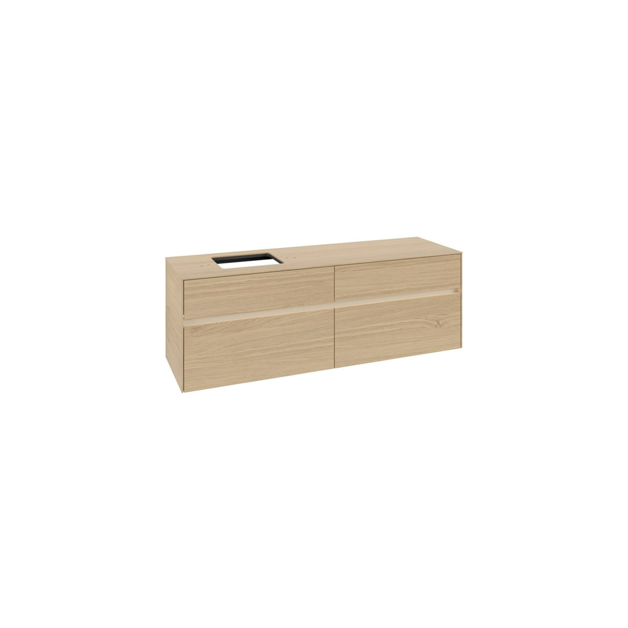 V&B Waschtischunterschrank Collaro 160x54,8x50cm, WT l, LED 12W, Nord Oa ; Villeroy & Boch