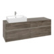 V&B Waschtischunterschrank Collaro 160x54,8x50cm, WT l, LED 12W, st. Oa-1