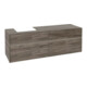 V&B Waschtischunterschrank Collaro 160x54,8x50cm, WT l, LED 12W, st. Oa-1