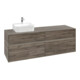 V&B Waschtischunterschrank Collaro 160x54,8x50cm, WT l, LED 12W, st. Oa-1