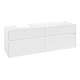 V&B Waschtischunterschrank Collaro 160x54,8x50cm, WT l, LED 12W, wh. ma-3
