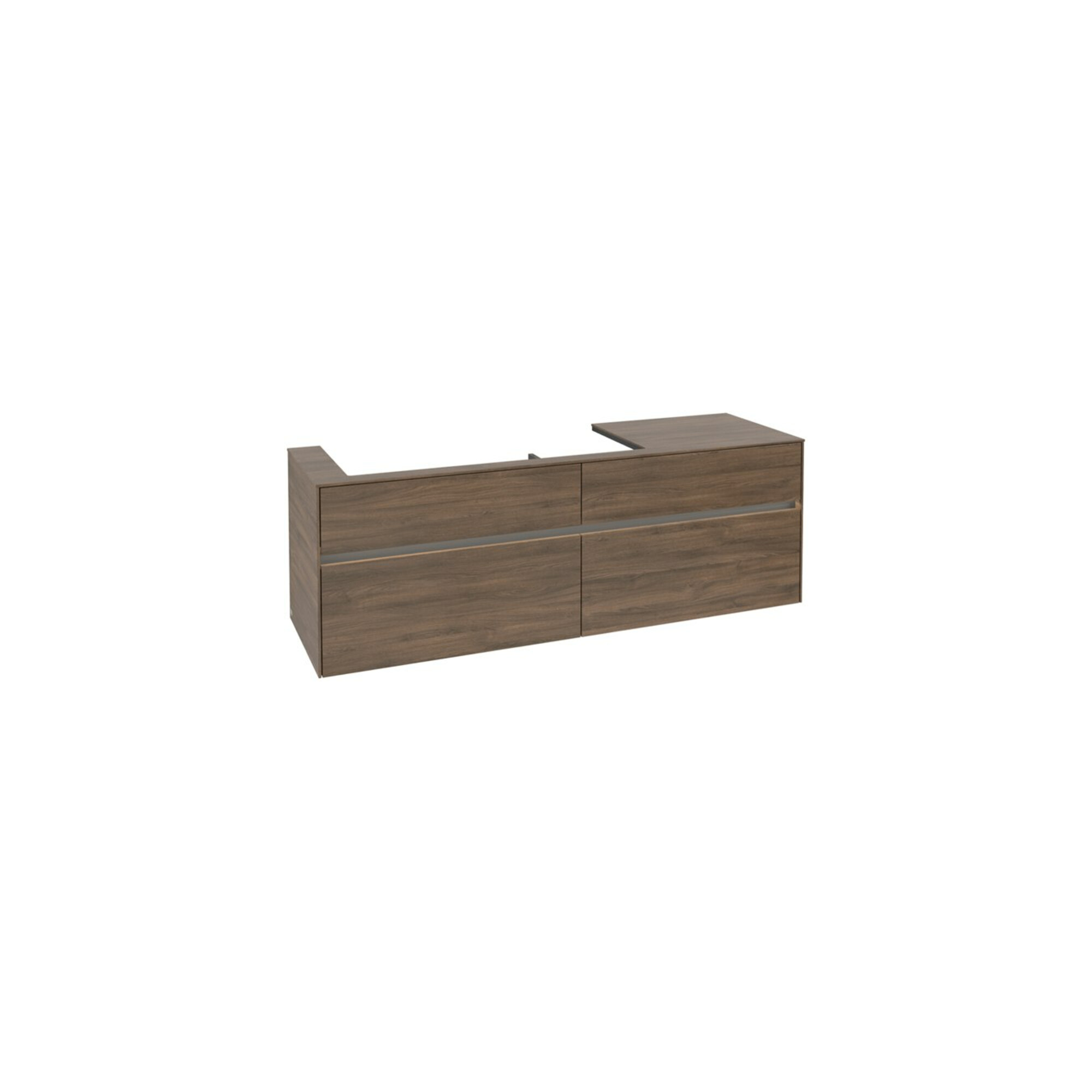 V&B Waschtischunterschrank Collaro 160x54,8x50cm, WT l, m LED, Ariz. Oa ; Villeroy & Boch