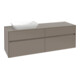 V&B Waschtischunterschrank Collaro 160x54,8x50cm, WT links, black oak-1