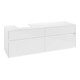 V&B Waschtischunterschrank Collaro 160x54,8x50cm, WT links, glossy white-3