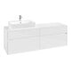 V&B Waschtischunterschrank Collaro 160x54,8x50cm, WT links, glossy white-3