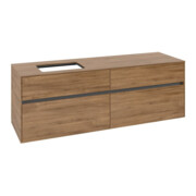 V&B Waschtischunterschrank Collaro 160x54,8x50cm, WT links, kansas oak