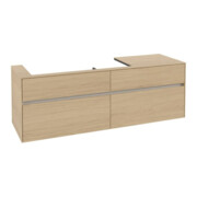 V&B Waschtischunterschrank Collaro 160x54,8x50cm, WT links, nordic oak-3