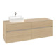 V&B Waschtischunterschrank Collaro 160x54,8x50cm, WT links, nordic oak