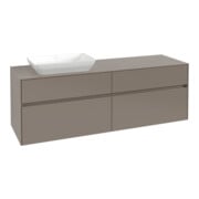 V&B Waschtischunterschrank Collaro 160x54,8x50cm, WT links, soft green