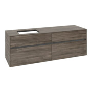 V&B Waschtischunterschrank Collaro 160x54,8x50cm, WT links, stone oak