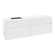V&B Waschtischunterschrank Collaro 160x54,8x50cm, WT links, white matt-3
