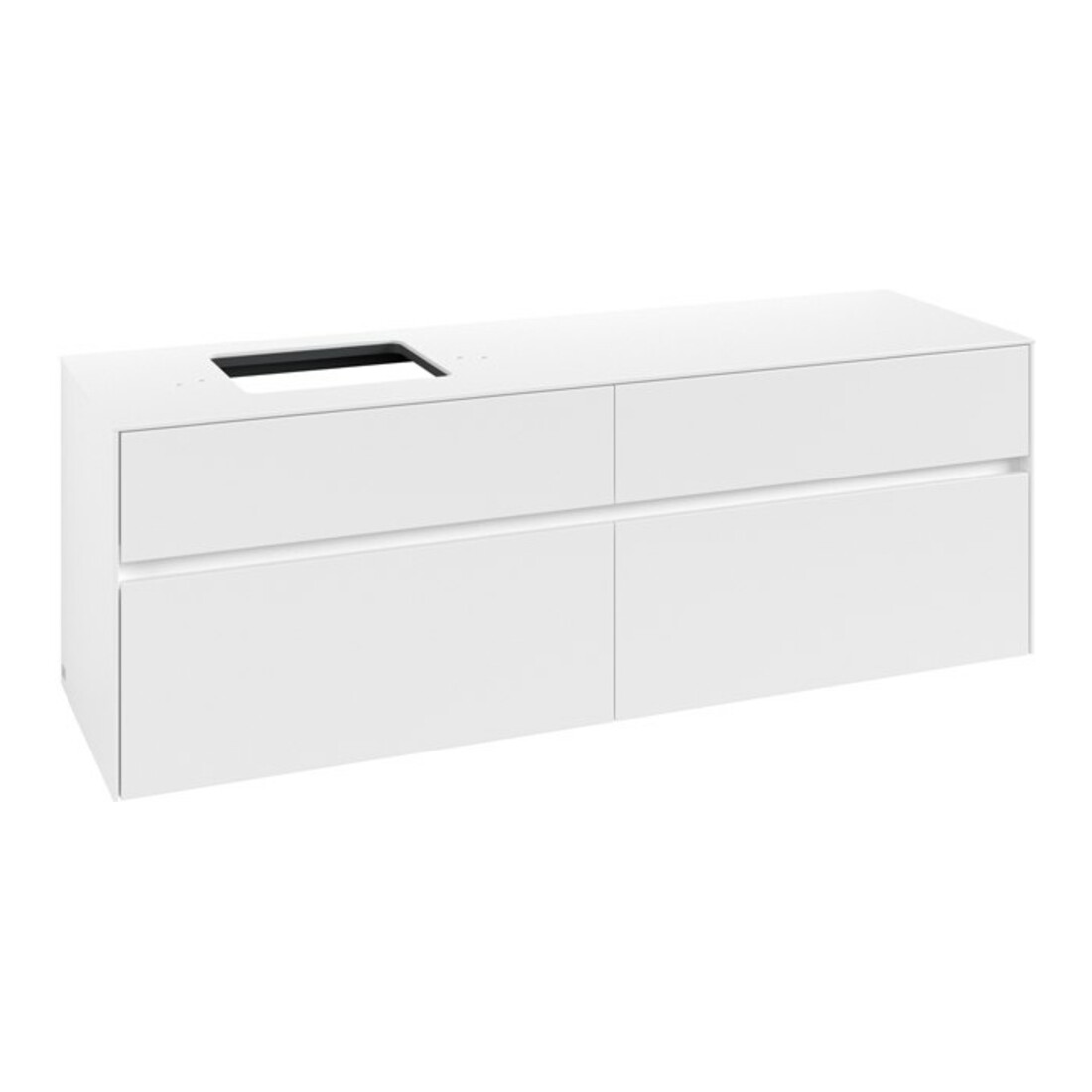 V&B Waschtischunterschrank Collaro 160x54,8x50cm, WT links, white matt