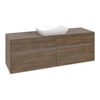 V&B Waschtischunterschrank Collaro 160x54,8x50cm, WT mi, LED 12W, Ariz. Oa