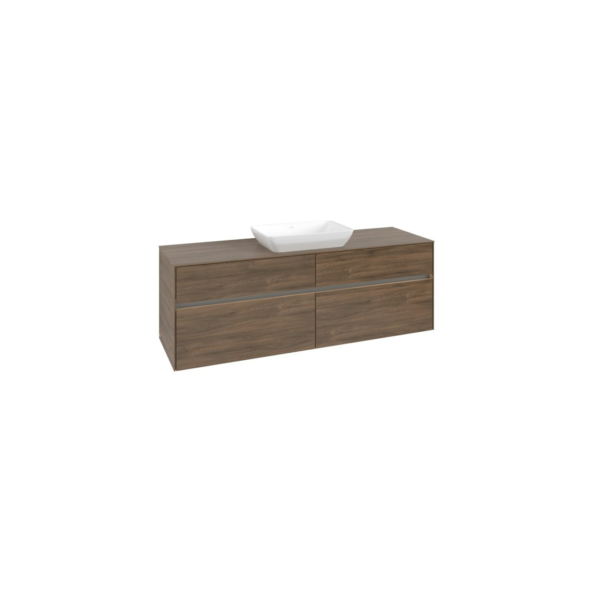 V&B Waschtischunterschrank Collaro 160x54,8x50cm, WT mi, LED 12W, Ariz. Oa ; Villeroy & Boch