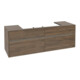 V&B Waschtischunterschrank Collaro 160x54,8x50cm, WT mi, LED 12W, Ariz. Oa-1