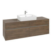V&B Waschtischunterschrank Collaro 160x54,8x50cm, WT mi, LED 12W, Ariz. Oa-3