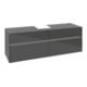 V&B Waschtischunterschrank Collaro 160x54,8x50cm, WT mi, LED 12W, glo Gr-1