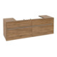 V&B Waschtischunterschrank Collaro 160x54,8x50cm, WT mi, LED 12W, Kan Oa-3