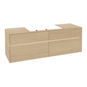 V&B Waschtischunterschrank Collaro 160x54,8x50cm, WT mi, LED 12W, Nord Oa-3