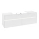 V&B Waschtischunterschrank Collaro 160x54,8x50cm, WT mi, LED 12W, wh. ma-3