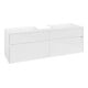 V&B Waschtischunterschrank Collaro 160x54,8x50cm, WT mittig, glossy white-1