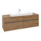 V&B Waschtischunterschrank Collaro 160x54,8x50cm, WT mittig, kansas oak-3