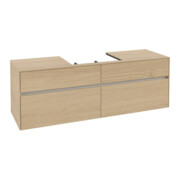 V&B Waschtischunterschrank Collaro 160x54,8x50cm, WT mittig, nordic oak