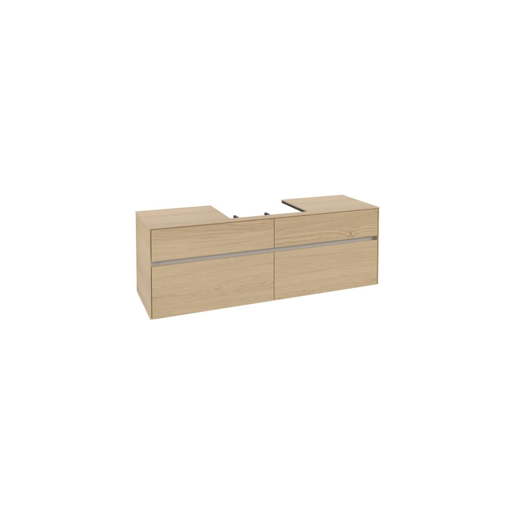 V&B Waschtischunterschrank Collaro 160x54,8x50cm, WT mittig, nordic oak ; Villeroy & Boch