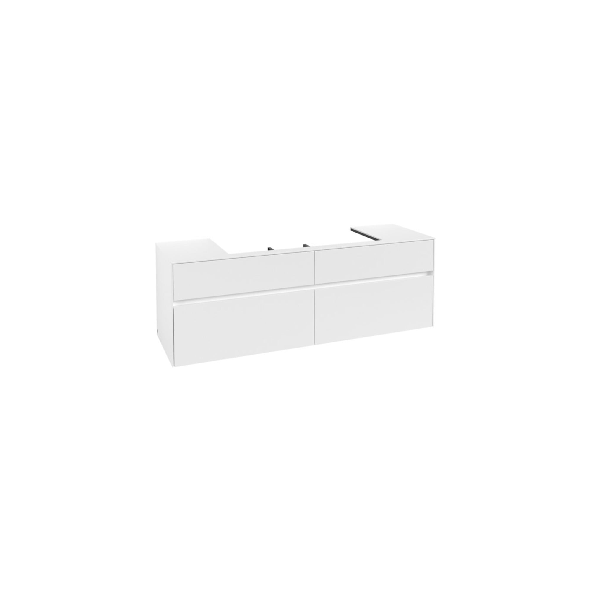 V&B Waschtischunterschrank Collaro 160x54,8x50cm, WT mittig, white matt ; Villeroy & Boch