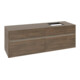 V&B Waschtischunterschrank Collaro 160x54,8x50cm, WT r, LED 12W, Ariz. Oa-1