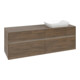 V&B Waschtischunterschrank Collaro 160x54,8x50cm, WT r, LED 12W, Ariz. Oa-1