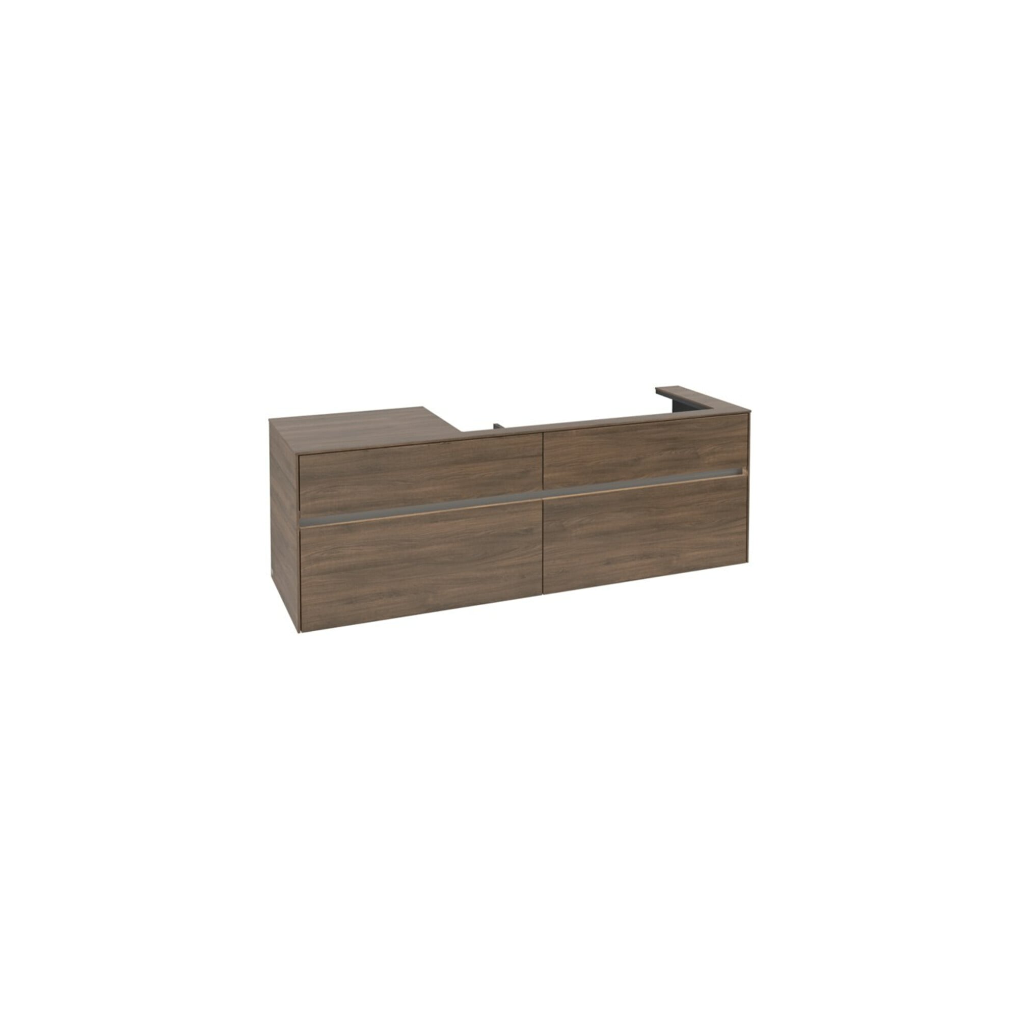 V&B Waschtischunterschrank Collaro 160x54,8x50cm, WT r, LED 12W, Ariz. Oa ; Villeroy & Boch