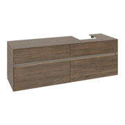 V&B Waschtischunterschrank Collaro 160x54,8x50cm, WT r, LED 12W, Ariz. Oa