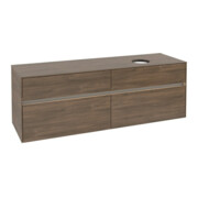 V&B Waschtischunterschrank Collaro 160x54,8x50cm, WT r, LED 12W, Ariz. Oa
