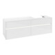 V&B Waschtischunterschrank Collaro 160x54,8x50cm, WT r, LED 12W, glo wh.-1