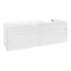 V&B Waschtischunterschrank Collaro 160x54,8x50cm, WT r, LED 12W, glo wh.-3