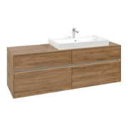V&B Waschtischunterschrank Collaro 160x54,8x50cm, WT r, LED 12W, Kan Oa-3
