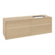 V&B Waschtischunterschrank Collaro 160x54,8x50cm, WT r, LED 12W, Nord Oa-1