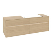 V&B Waschtischunterschrank Collaro 160x54,8x50cm, WT r, LED 12W, Nord Oa-3