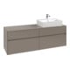 V&B Waschtischunterschrank Collaro 160x54,8x50cm, WT r, LED 12W, so gre.-1