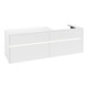 V&B Waschtischunterschrank Collaro 160x54,8x50cm, WT r, LED 12W, wh. ma-3