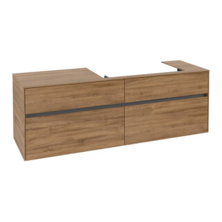 V&B Waschtischunterschrank Collaro 160x54,8x50cm, WT rechts, kansas oak