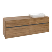 V&B Waschtischunterschrank Collaro 160x54,8x50cm, WT rechts, kansas oak