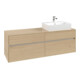 V&B Waschtischunterschrank Collaro 160x54,8x50cm, WT rechts, nordic oak-1