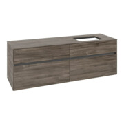 V&B Waschtischunterschrank Collaro 160x54,8x50cm, WT rechts, stone oak