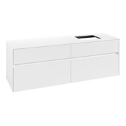 V&B Waschtischunterschrank Collaro 160x54,8x50cm, WT rechts, white matt