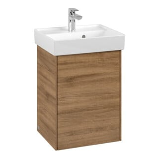 V&B Waschtischunterschrank Collaro 41x54,6x34,4cm, WT mi, Anschl re, Kan Oa